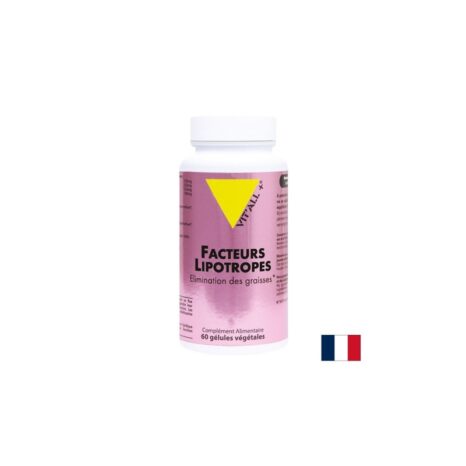 Горене на мазнини - Липотропни Фактори - Facteurs Lipotropes 60 капсули Vit'all Plus