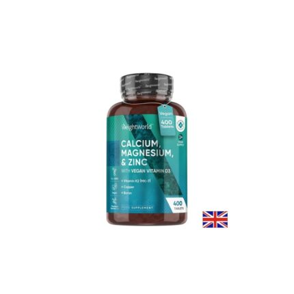 Калций + магнезий + цинк + витамин D3 За здрави кости и стави 400 таблетки WeightWorld