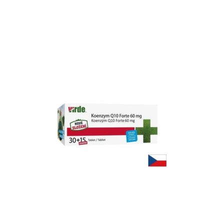 Коензим Q10 – Клетъчна енергия и сърдечно здраве 30+15 таблетки 60 mg Virde