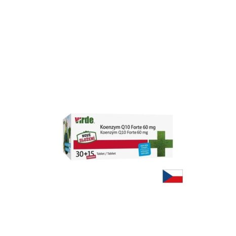 Коензим Q10 – Клетъчна енергия и сърдечно здраве 30+15 таблетки 60 mg Virde
