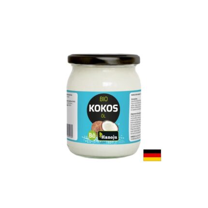 Кокосово масло нерафинирано Подходящо за готвене и балансирано хранене 500 ml Hanoju