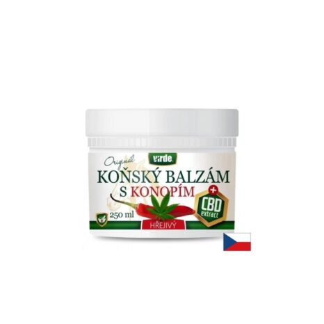 Конски балсам с конопено масло и CBD – Загряващ ефект и облекчение при мускулно напрежение гел 250 ml Virde