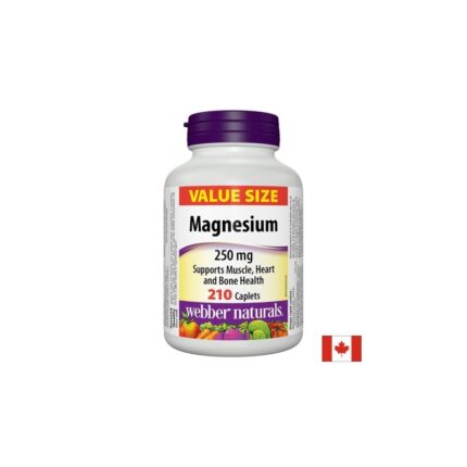 Магнезий оксид малат глицерофосфат 210 каплети 250 mg Webber Naturals