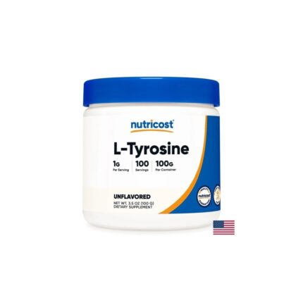Нервна система и хормонален дисбаланс - L-Тирозин прах 100 g Nutricost