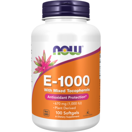 Vitamin E-1000 Natural NOW Foods 100 Гел капсули