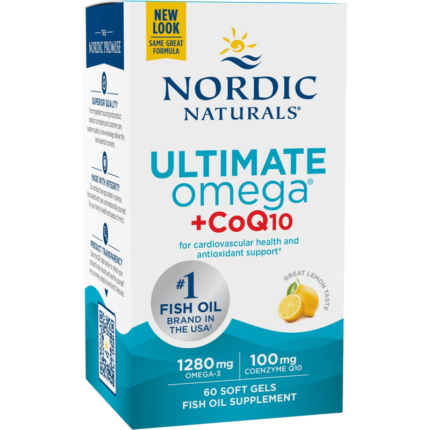 Ultimate Omega 1280 mg + CoQ10 Nordic Naturals 60 Гел капсули