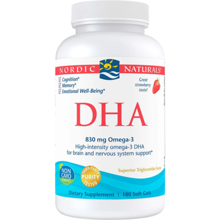 DHA 830 mg Nordic Naturals 180 Гел капсули