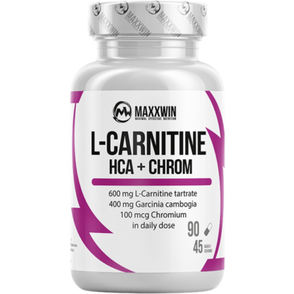 L-Carnitine + HCA + Chromium MAXXWIN 90 капсули