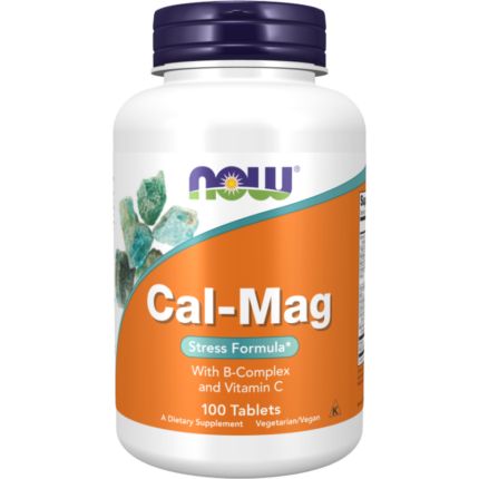 Cal-Mag with B Complex & Vitamin C | Stress Formula NOW Foods 100 Таблетки