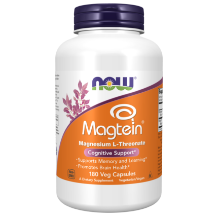 Magtein / Magnesium L-Threonate NOW Foods 180 капсули