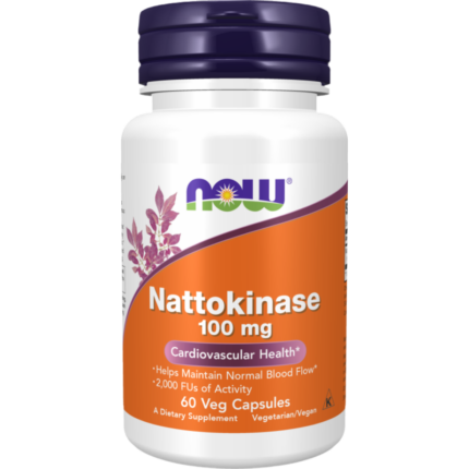 Nattokinase 100 mg NOW Foods 60 капсули