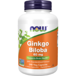 Ginkgo Biloba 60 mg NOW Foods 240 капсули