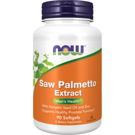 Saw Palmetto Extract | with Pumpkin Seed Oil and Zinc NOW Foods 90 Гел капсули