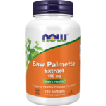 Saw Palmetto Extract 160 mg NOW Foods 240 Гел капсули