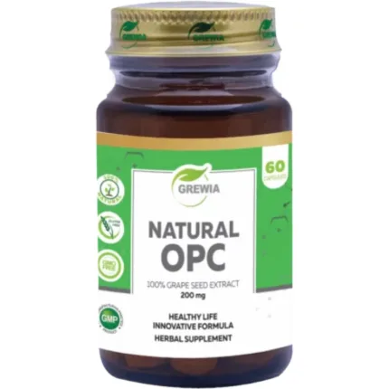 Natural OPC | 100% Grape Seed Extract 200 mg Grewia 60 капсули
