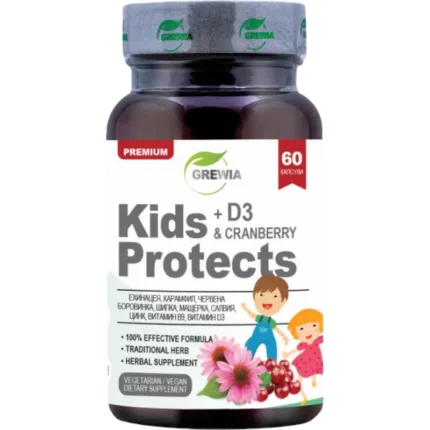 Kids Protects | with D3 & Cranberry Grewia 60 капсули