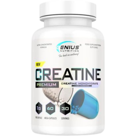 Creatine 60 Mega Caps Genius Nutrition 60 капсули