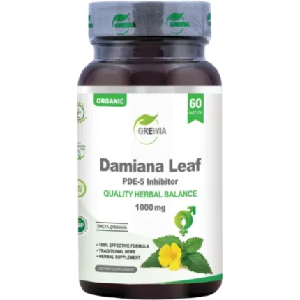 Damiana Leaf PDE-5 Inhibitor 1000 mg Grewia 60 капсули