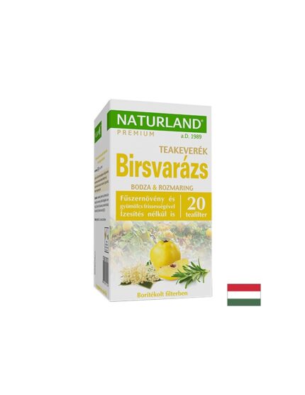 Плодов чай с дюля и бъз 20 филтърни пакетчета Naturland