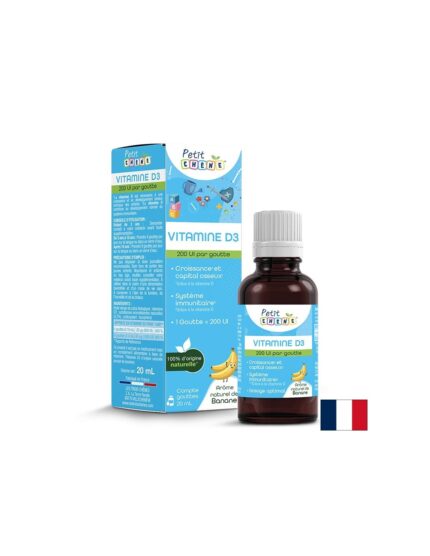 Витамин D3 5 µg – Кости и имунитет за деца капки 20 ml Les Trois Chenes