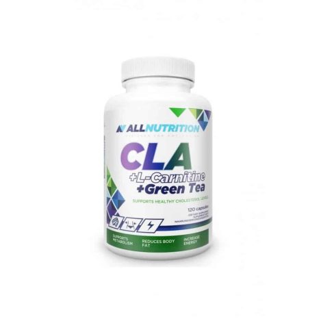 Липотропен Фет Бърнър / CLA + L-Carnitine + Green Tea Allnutrition  - 120 Капсули