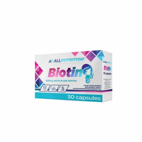 Биотин / Biotin 5000 mcg Allnutrition - 30 Капсули