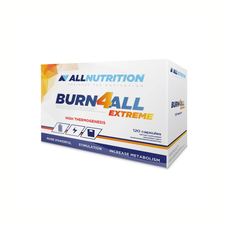 Burn4all Extreme термогенна формула, изгаряща телесните мазнини Allnutrition - 120 Капсули