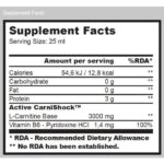 L-карнитин / L-Carnitine 3000 BIOTECH USA - шот съдържание 1 - MagHerbs.com