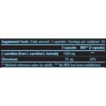 Л-карнитин + хром / L-Carnitine + Chrome BIOTECH USA - 60 Капсули съдържание 1 - MagHerbs.com