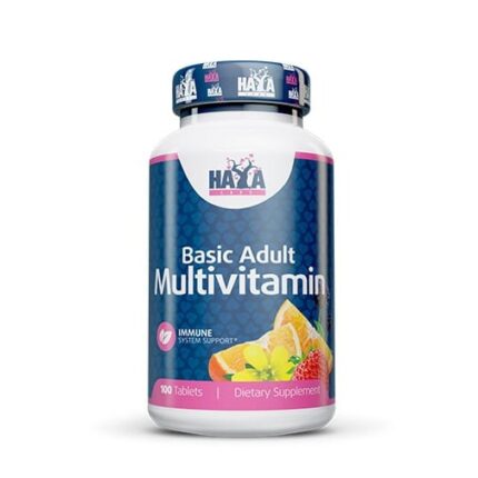 Мултивитамини за възрастни / Basic Adult Multivitamin HAYA LABS - 100 Таблетки