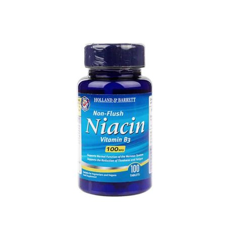 Витамин B3 / Non-Flush Niacin 100 mg HOLLAND AND BARRETT - 100 Таблетки