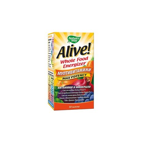 Алайв! Мултивитамини / Alive! MultiVitamin Nature's Way - 30/60 Таблетки