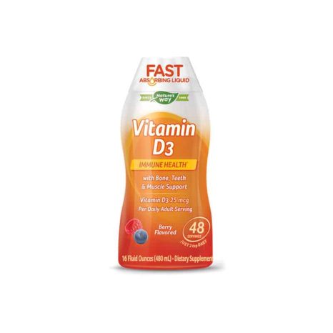 Витамин Д3 / Vitamin D3 Fast Absorbing Liquid Nature’s Way - 480 ml