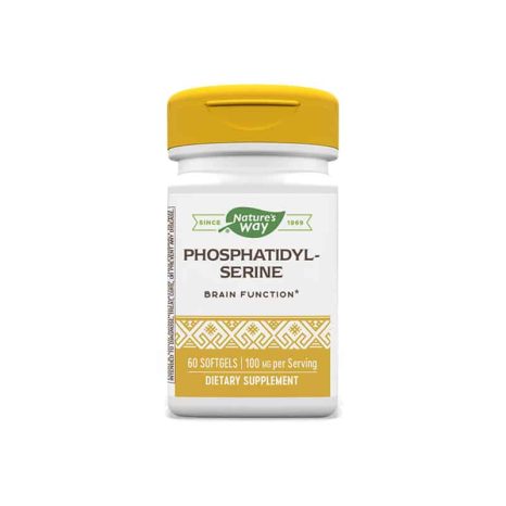 Фосфатидил-серин / Phosphatidyl-Serine 100 mg Nature’s Way - 60 софтгел капсули