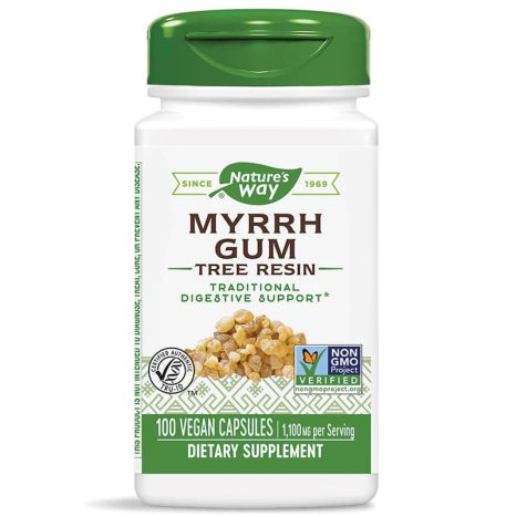 Смирна (смола) / Myrrh Gum 550 mg Nature's Way - 100 Капсули