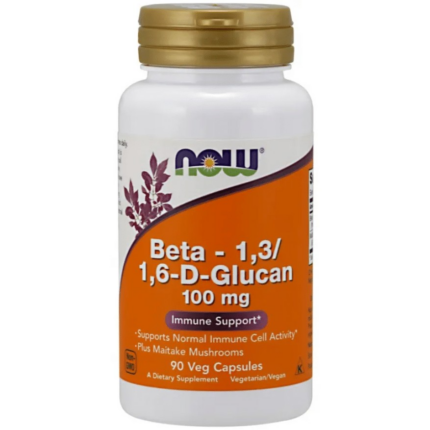 Бета-Глюкани / Beta 1,3/1,6- D -Glucan 100mg NOW - 90 Вегакапсули