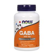Габа / GABA + B-6 500mg NOW - 100 Капсули