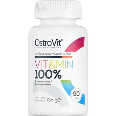 Комплекс от Витамини и Минерали / 100% Vit&Min OstroVit - 30/90 капсули