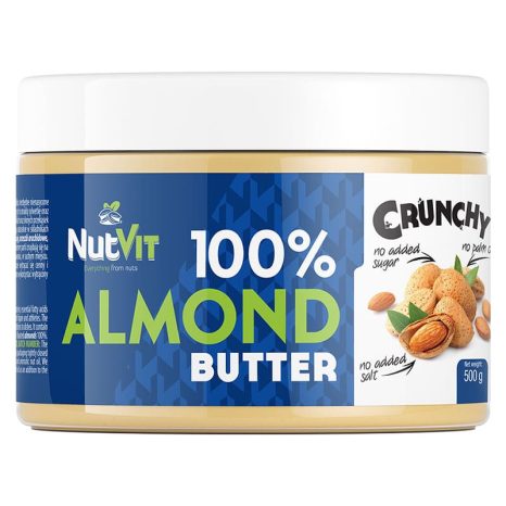 100% Бадемово масло хрупкаво / Almond Butter Crunchy OstroVit - 500 гр.