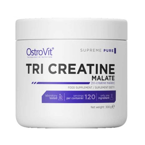 Три Креатин Малат на прах / Tri Creatine Malate Powder Ostrovit - 300/500 грама