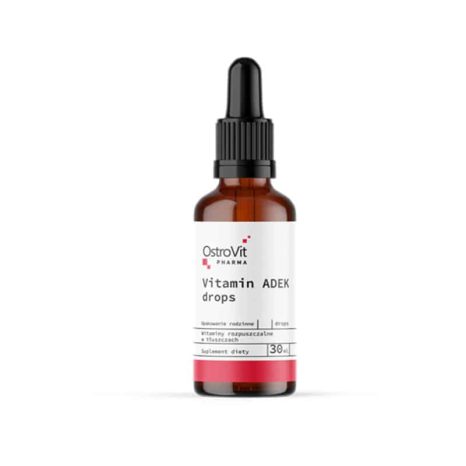 Витамин А + Д + Е + К АДЕК капки / Vitamin A + D + E +K ADEK Drops 30 мл - OstroVit