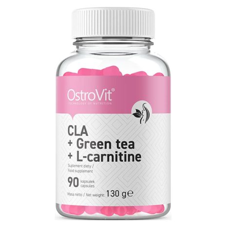 CLA + Зелен чай + L-Карнитин OstroVit - 90 капсули