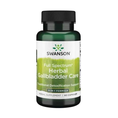Билкова Добавка за Здравето на Жлъчката / Full Spectrum Herbal Gallbladder Care Swanson - 60 капсули