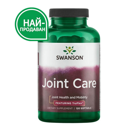 Грижа за ставите с глюкозамин, МСМ и хондроитин / Joint Care with Glucosamine, MSM & Chondroitin Swanson - 120 софтгел капсули