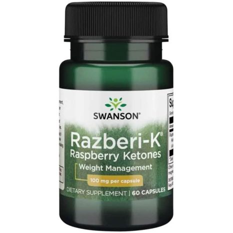 Razberi-K Малинови кетони / 100mg SWANSON - 60 Капусли